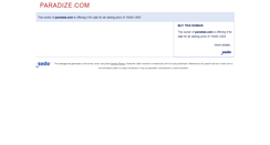 Desktop Screenshot of paradize.com